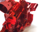 Red Billet Machined Rear Bulkhead for Traxxas 1/10 Maxx 4S (new, damaged) - Image 3