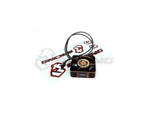 Aluminum Case High Speed Cooling Fan 7.2V 30 x 30 x10mm (Max.8.4V)