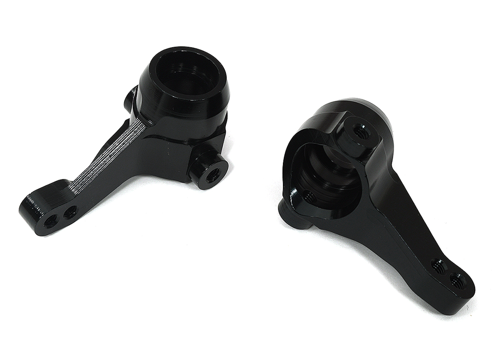 C22841BLACK Alloy Steering Blocks for Tamiya F-350 - Image 1