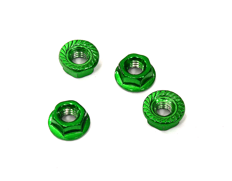 Steel M4 Size Color Wheel Nut 4pcs Set