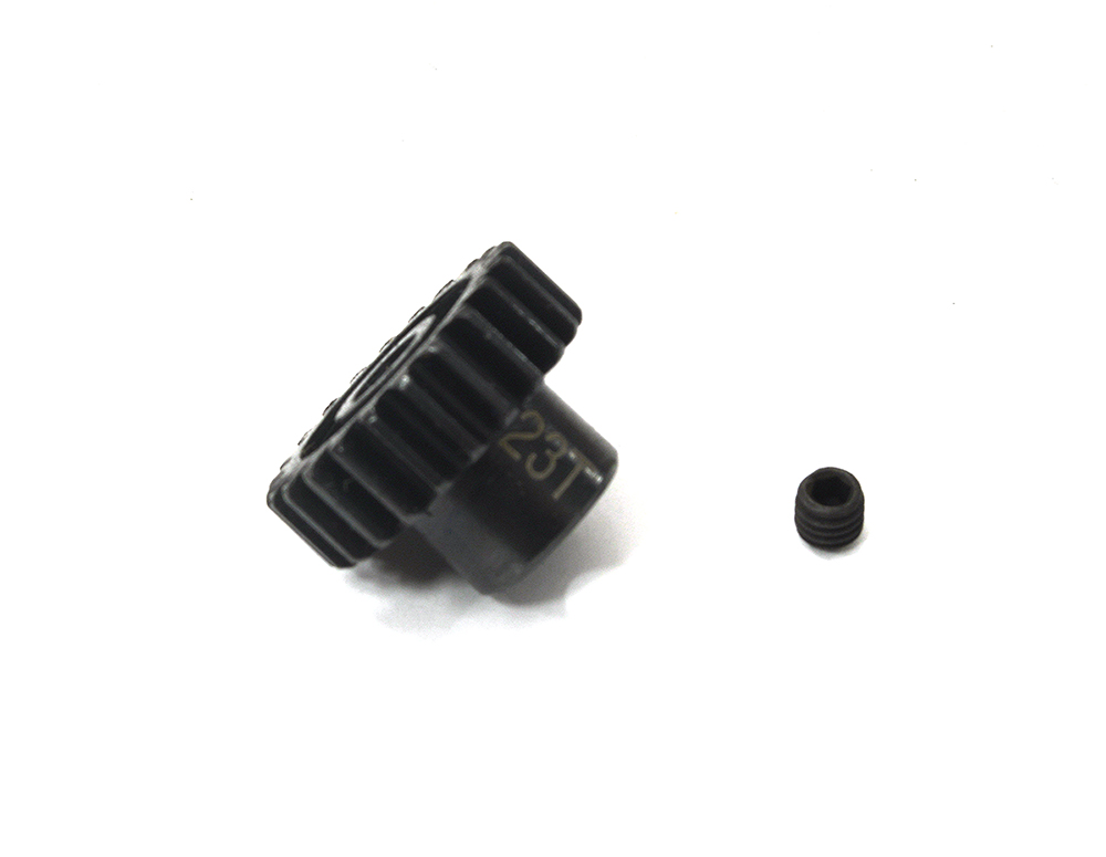 HD Billet 32 Pitch, MOD 0.8 Steel Pinion 23T for BL Applications w/ 5mm Shaft