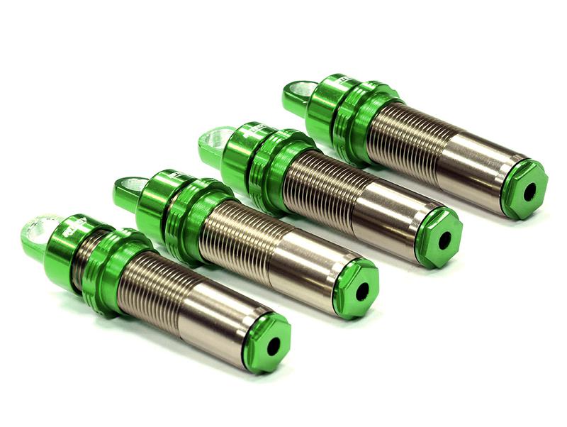 Billet Machined Threaded Shock Body (4) for Axial 1/10 Wraith 2.2 AX80036
