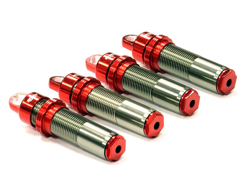 Billet Machined Threaded Shock Body (4) for Axial 1/10 Wraith 2.2 AX80036