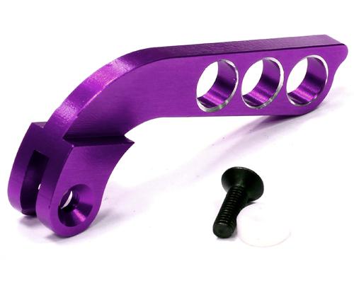 C24232PURPLE Billet Machined Aluminum Transmitter TX Radio Neck Strap Stabilizer Style A - Image 1