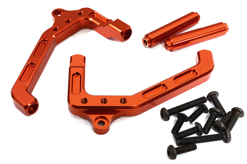 Billet Machined Tube Frame Shock Mount Front for Axial Wraith 2.2 AX80089
