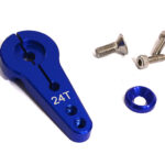 Billet Machined Single Sided Servo Horn 24T for Hitec Servo (r=20, 24mm Holes)
