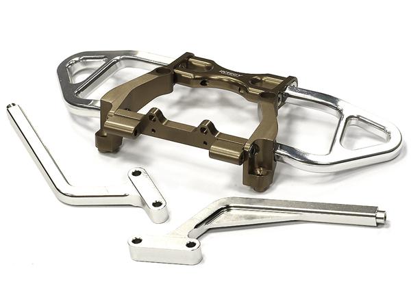 Machined Front Bumper Guard + Bull Bar for Axial Wraith 2.2 AX80077 AX80082