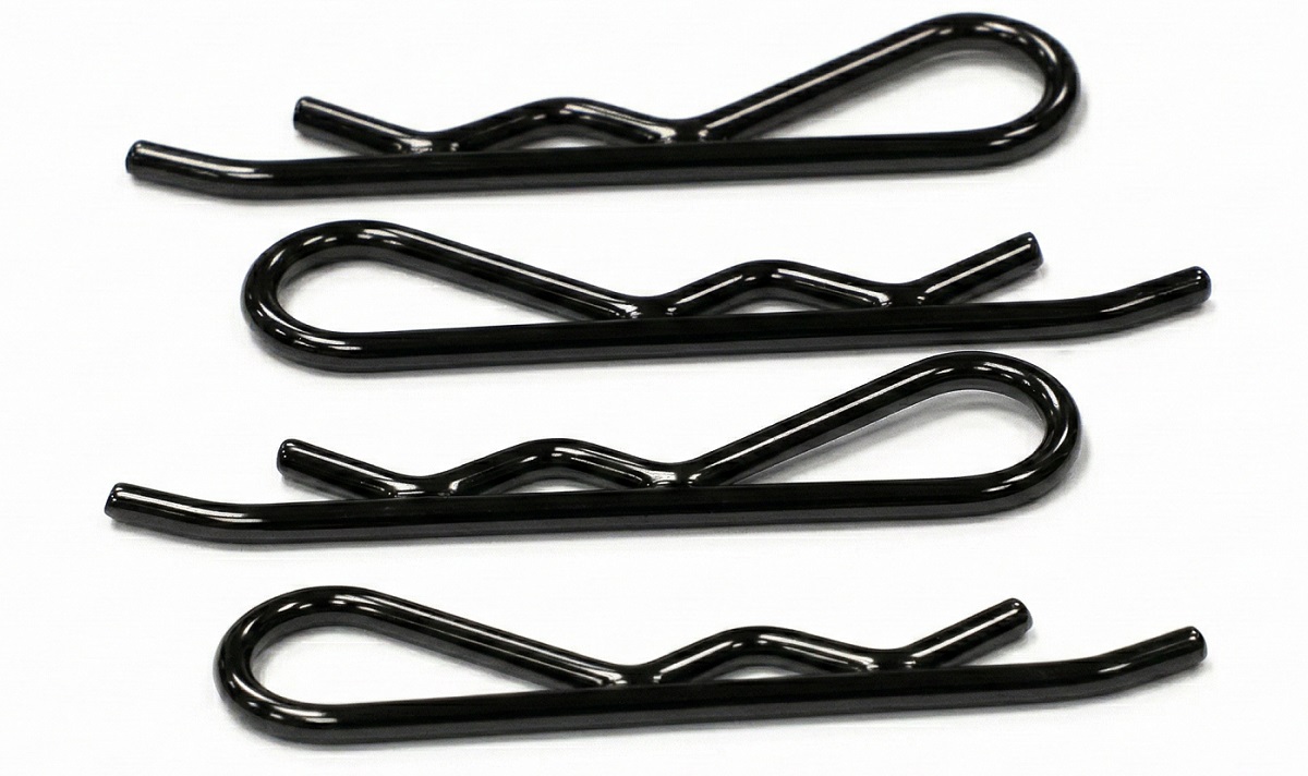 Color Body Clips Large (4) for 1/5 & 1/4 Size Vehicles
