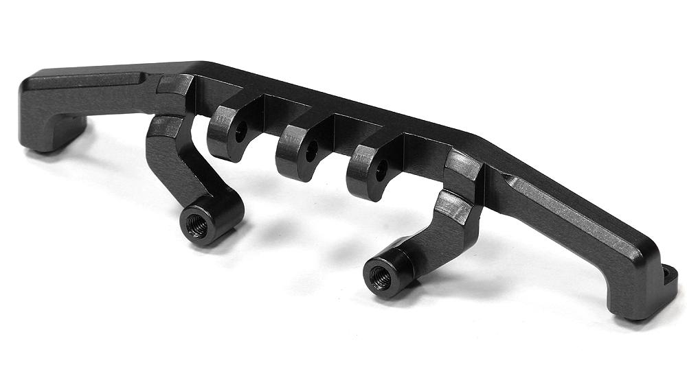 C24691BLACK Billet Machined Alloy Rear Upper Mount for Axial SCX-10, Dingo, Honcho AX80043 - Image 1