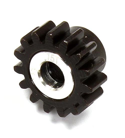 Billet Machined HD 5mm Bore Mod1 Pinion Gear 15T for HPI 1/8 Apache SC & C1 Flux