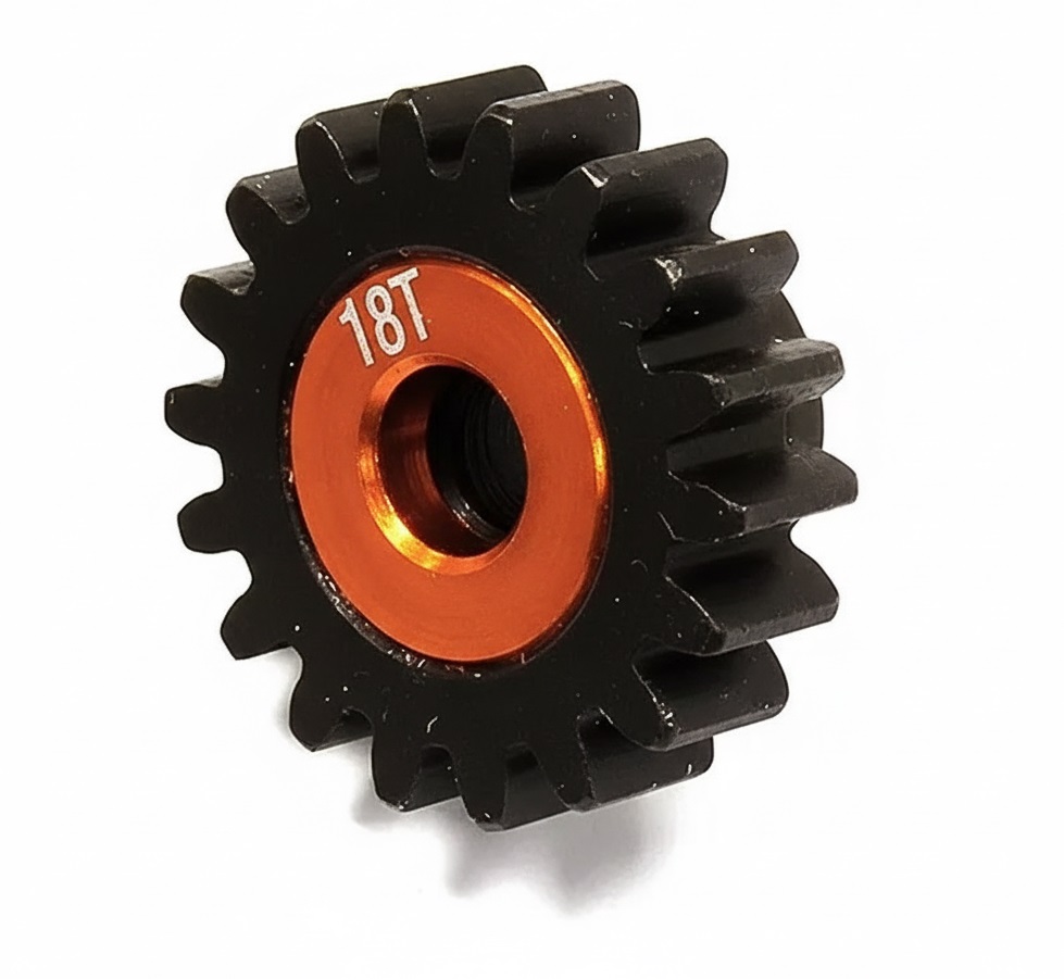 Billet Machined HD 5mm Bore Mod1 Pinion Gear 18T for HPI 1/8 Apache SC & C1 Flux