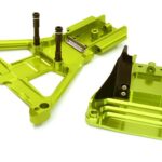 Machined Front & Rear Bulkhead for Traxxas Slash 4X4 LCG Chassis 7429 7430