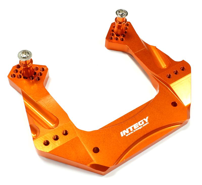 C25479ORANGE Billet Machined Front Shock Tower for Traxxas 1/10 Nitro Slash 2WD - Image 1