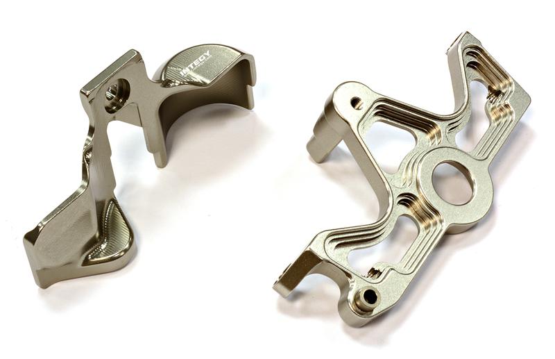 C25810GUN Billet Machined Motor Plate Set for Traxxas 1/10 Telluride 4X4 Trail Rig - Image 1
