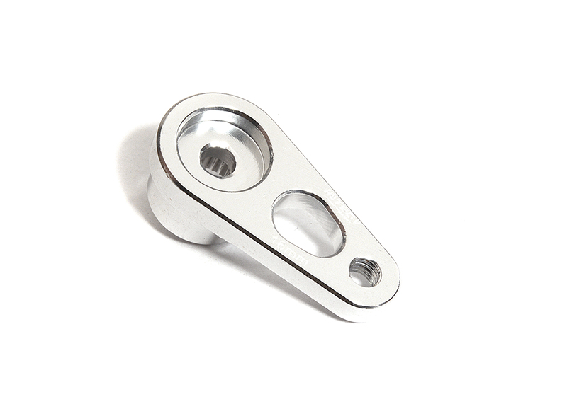 C25832SILVER Billet Machined Alloy Servo Horn 24T for Hitec Servo (r=16mm) - Image 1