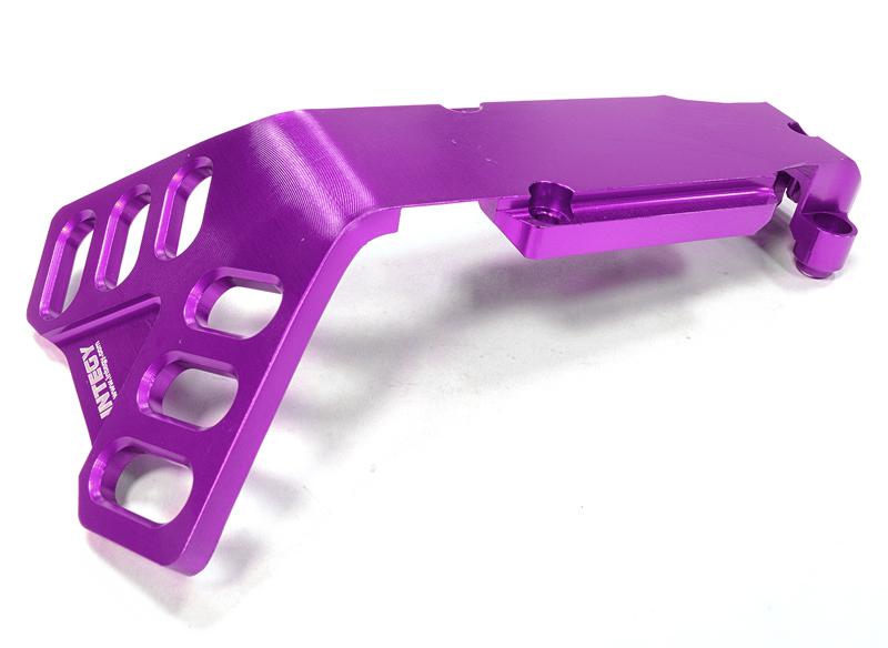 C25901PURPLE Billet Machined Rear Skid Plate for Traxxas 1/10 Scale Summit 4WD - Image 1
