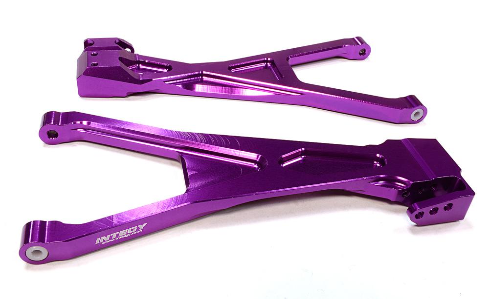 C25908PURPLE Billet Machined Rear Lower Suspension Arms for Traxxas 1/10 Scale Summit 4WD - Image 1