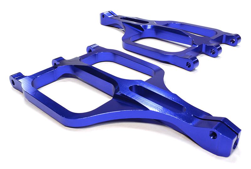 C25961BLUE Machined Upper Suspension Arms for Traxxas 1/10 T/E-Maxx 3903/5/8, 4907/8 5131R - Image 1