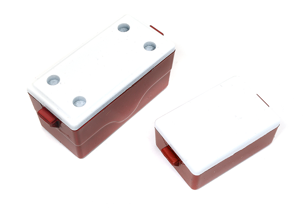 C25968RED Realistic Scale Model Tool Boxes 1/10 Size - Image 1