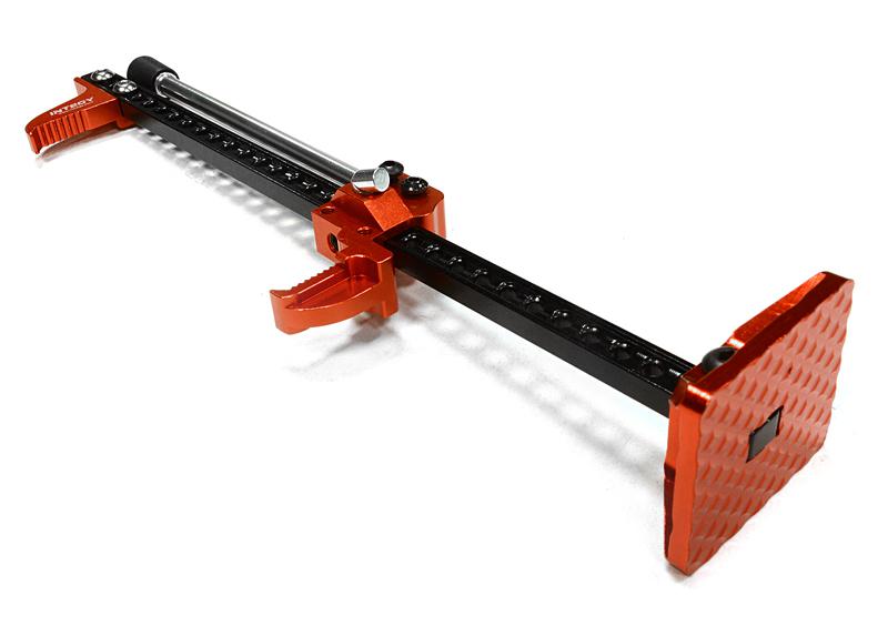 C26129RED Billet Machined T2 Realistic Scale Model Hi-Lift Jack Stand 1/10 Size - Image 1
