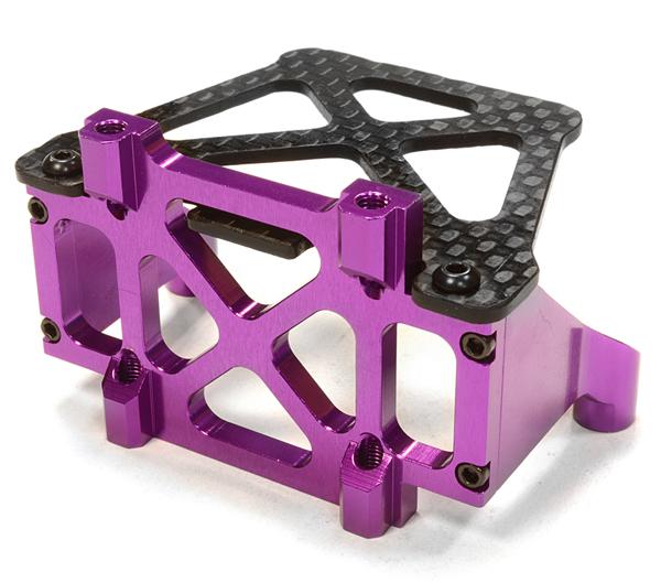 C26149PURPLE Billet Machined Replacement Rear Bulkhead Brace for C26146 LCG Conversion Kit - Image 1