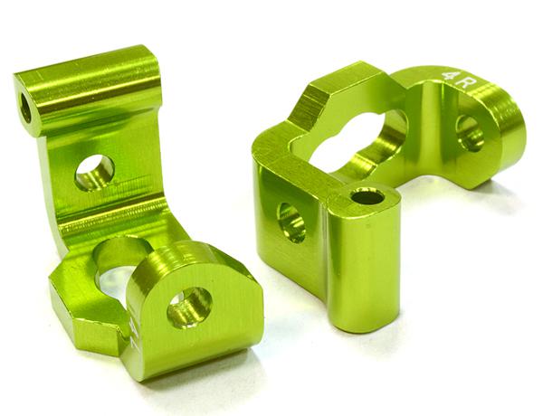 C26185GREEN Billet Machined 4 Degree Front Caster Block C-Hubs for HPI 1/10 Sprint 2 On-Road - Image 1