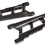 Black Billet Machined T3 Lower Suspension Arms for 1/10 RC Stampede & Slash 3655