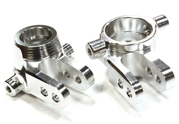 C26313SILVER T3 Steering Knuckle (2) for 1/10 Stampede 4X4, Slash 4X4 & Rustler 4X4 6837 - Image 1