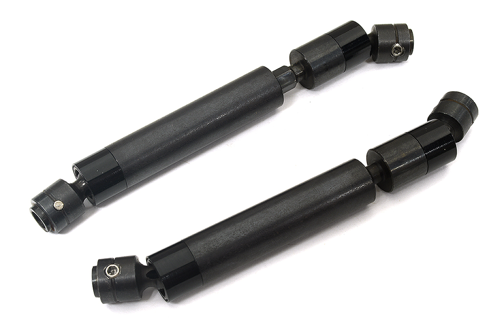 C26354BLACK Billet Machined Realistic Center Drive Shafts for Axial Wraith 2.2 Rock Racer - Image 1