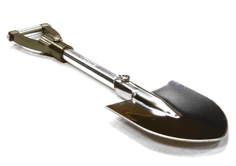 C26377GUN Realistic Scale Model Billet Machined D-Handle Utility Shovel 1/10 Size - Image 1