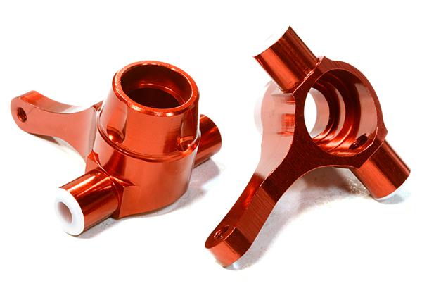 C26389RED Billet Machined Hub Carriers for HPI 1/10 Scale Crawler King - Image 1