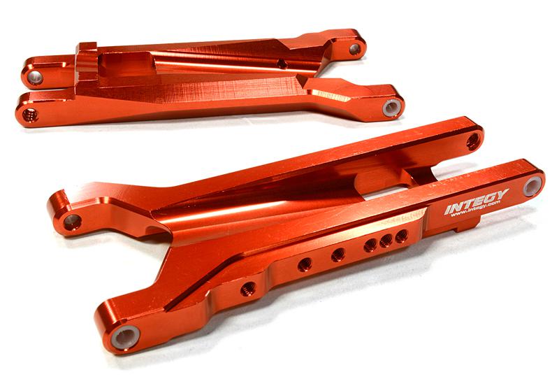 C26397RED Billet Machined Lower Suspension Arm for Traxxas 1/10 Slash 4X4 3655X - Image 1