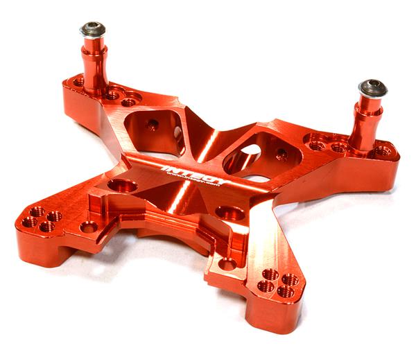 C26398RED Billet Machined Front Shock Tower for Traxxas 1/10 Slash 4X4 6839 - Image 1