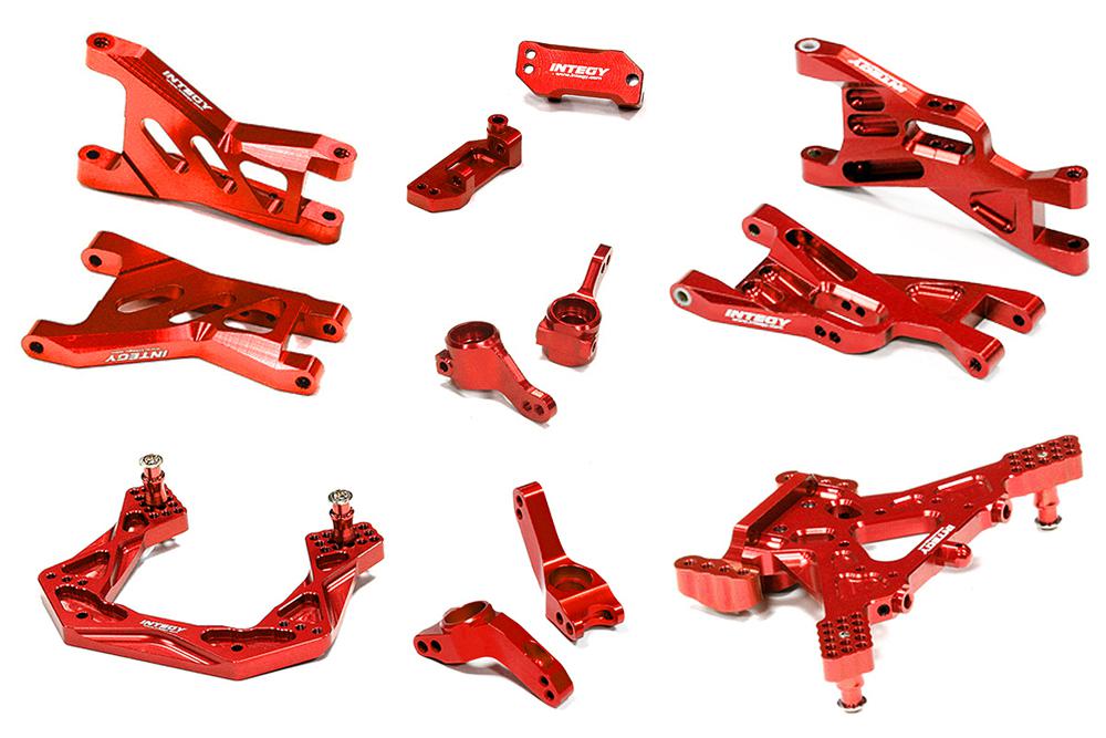 C26460RED Billet Machined Suspension Kit for Traxxas 1/10 Bandit - Image 1