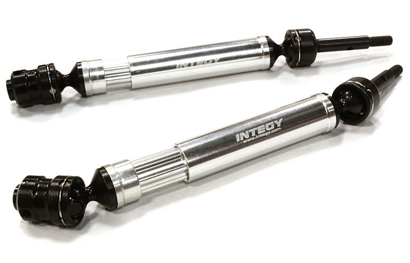 C26501SILVER Dual Joint Telescopic Rear Drive Shafts for Traxxas 1/10 Stampede 2WD 1951 - Image 1