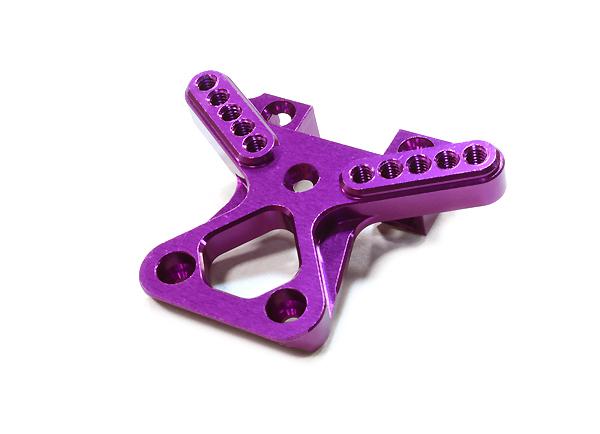 C26514PURPLE Billet Machined Front Shock Tower for Traxxas LaTrax Teton 1/18 Monster Truck - Image 1
