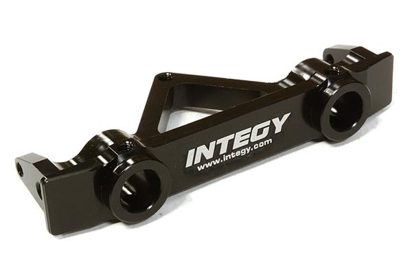C26639BLACK Billet Machined Alloy Rear Bumper Mount 43mm for SCX-10 Dingo, Honcho & Jeep - Image 1