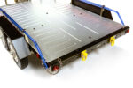 Blue V2 Machined Alloy Flatbed Dual Axle Trailer Kit for 1/10 Scale RC Cars - Image 4