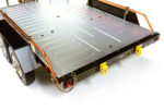 Orange V2 Machined Alloy Dual Axle Flatbed Trailer Kit for 1/10 Scale RC Cars - Image 4