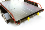 Red V2 Machined Alloy Flatbed Dual Axle Trailer Kit for 1/10 Scale RC Cars - Image 4