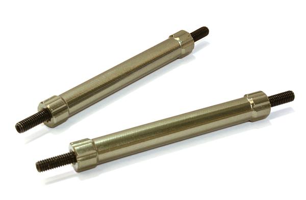 C26680GUN Billet Machined 40mm Aluminum Linkages (2) M3 Threaded for 1/10 Scale Crawler - Image 1