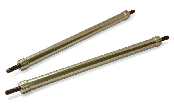 C26689GUN Billet Machined 90mm Aluminum Linkages (2) M3 Threaded for 1/10 Scale Crawler - Image 1