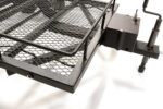 Black Machined Alloy Dual Axle Flatbed Trailer Kit for 1/10 Scale RC Vehicles - Image 5