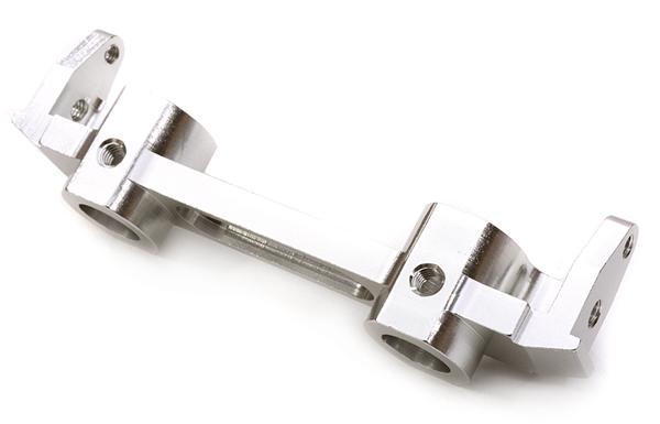 C26731SILVER Billet Machined 40mm Type Front Bumper Mount for Axial SCX-10 Scale Crawler - Image 1