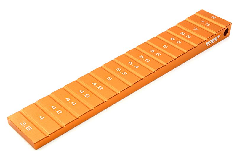 C26804ORANGE Professional Ride Height Gauge for Drift & TC (3.8-to-8mm) - Image 1