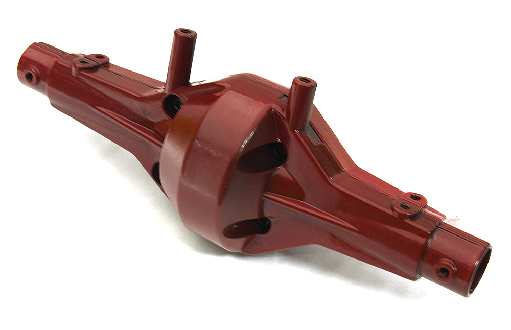 C26813RED Cast Alloy Metal Axle Housing for Axial 1/10 SCX-10 Scale Crawler - Image 1