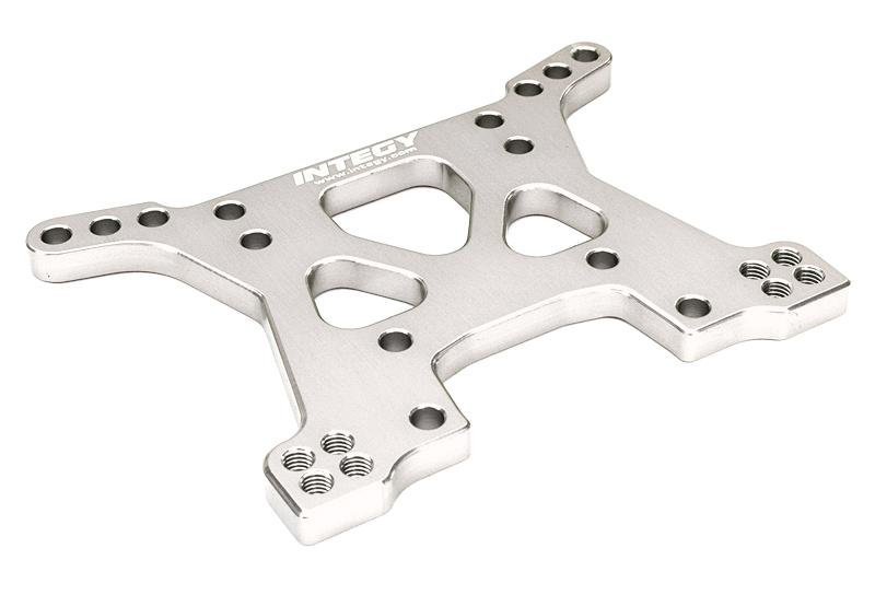 C26819SILVER Billet Machined Front Shock Tower (1) for Traxxas 1/10 Slash 4X4 LCG 6838 - Image 1