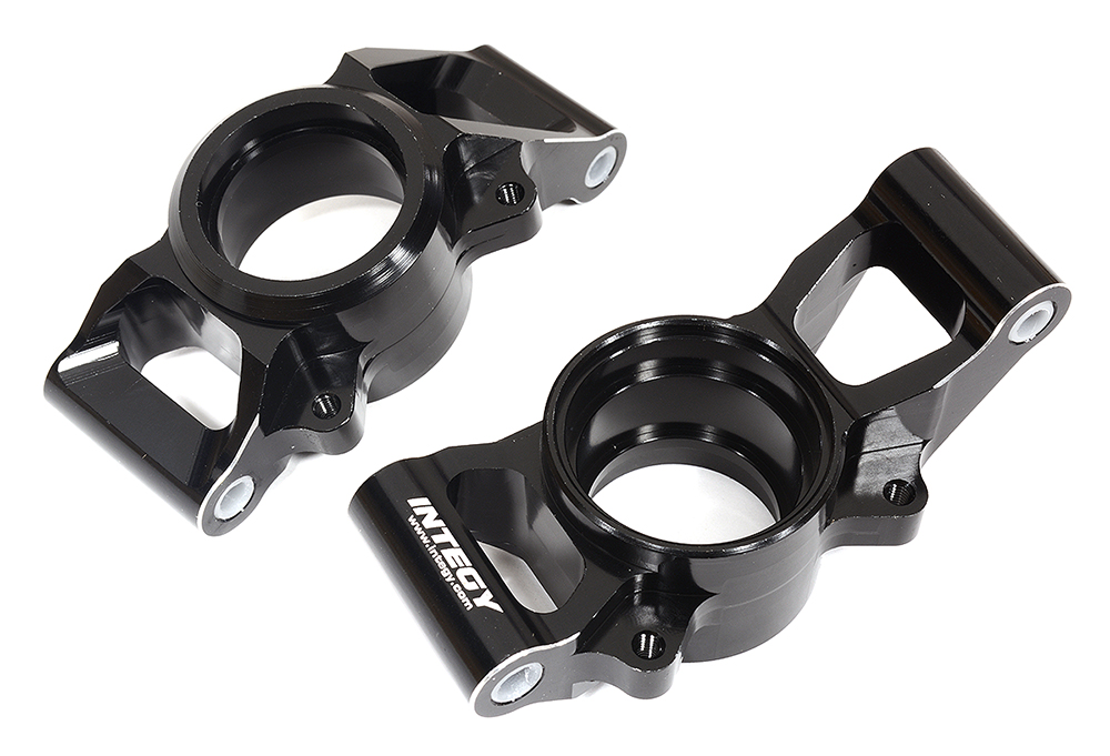C26839BLACK Machined Rear Hub Carriers for Traxxas X-Maxx 4X4 Req. 20x27x4mm Bearings 7752 - Image 1