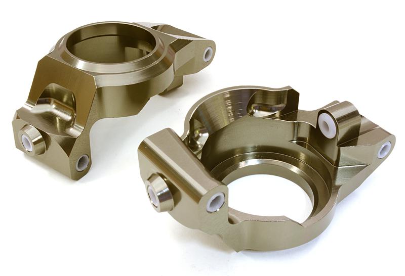 Grey Billet Machined Caster Blocks for Traxxas X-Maxx 4X4 Upgrade 7732