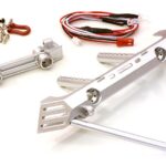 Metal Realistic Front Bumper w/ 40mm Mount for Axial SCX-10 Crawler
